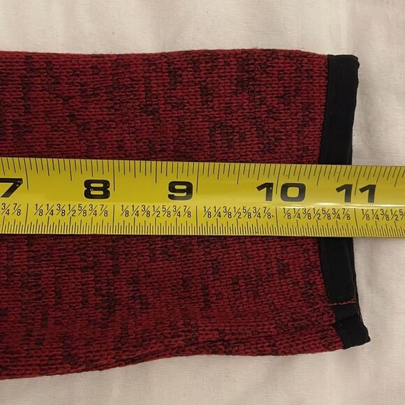 Timberland Red Black Pullover Knit 1/2 Zip Top Kids Size 18M Outdoors - Picture 7 of 10